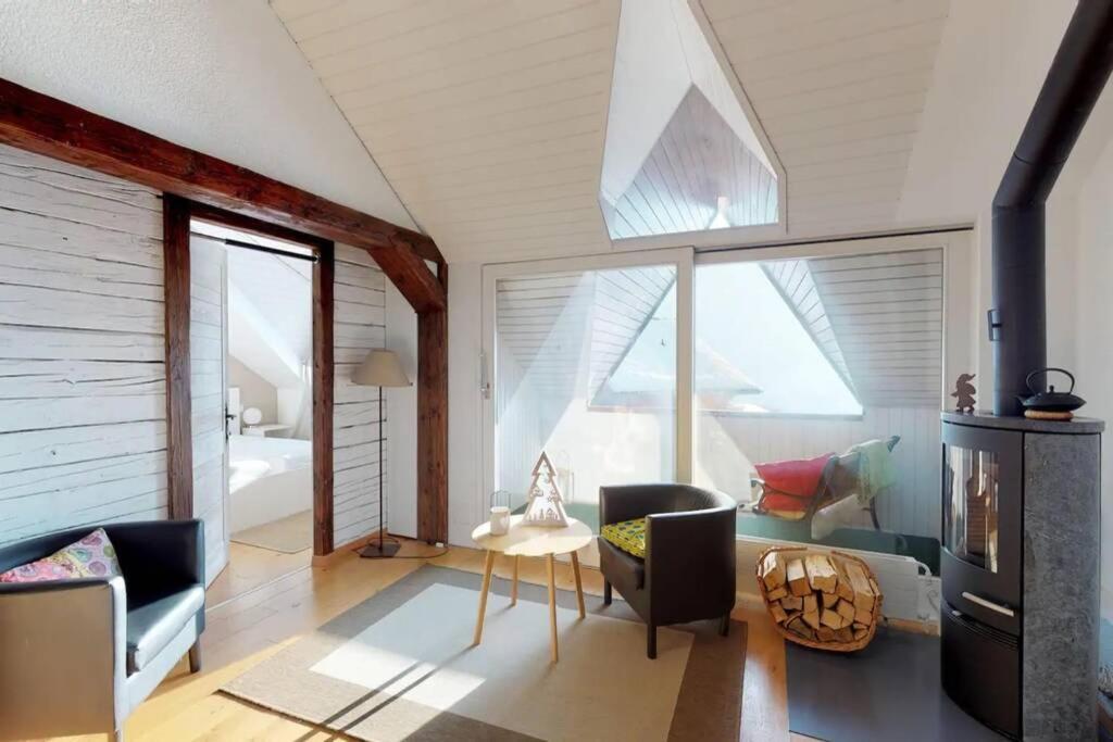 Charmant Et Lumineux Appartement Duplex A Шарме Экстерьер фото